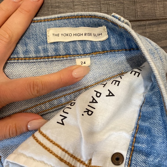 Denim Forum Yoko High Rise Jeans - Picture 2 of 4